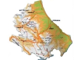 Carta geografica Abruzzo